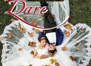 Leave Me If You Dare Novel artwork with newly wedded couple