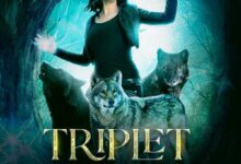 Triplet Alphas Gifted Luna Novel artwork with a lady