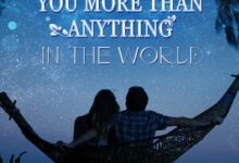 You More Than Anything In The World Novel with a couple sitting under the moon light