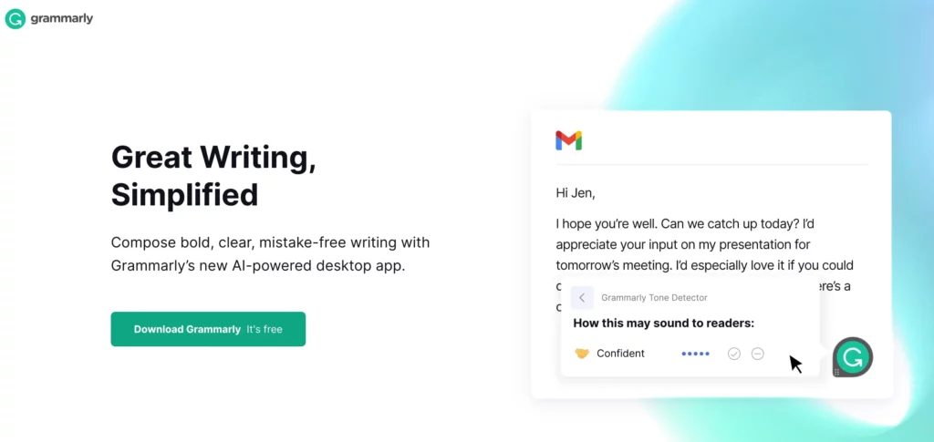 Grammarly - One of the Best Grammar Software checkers.