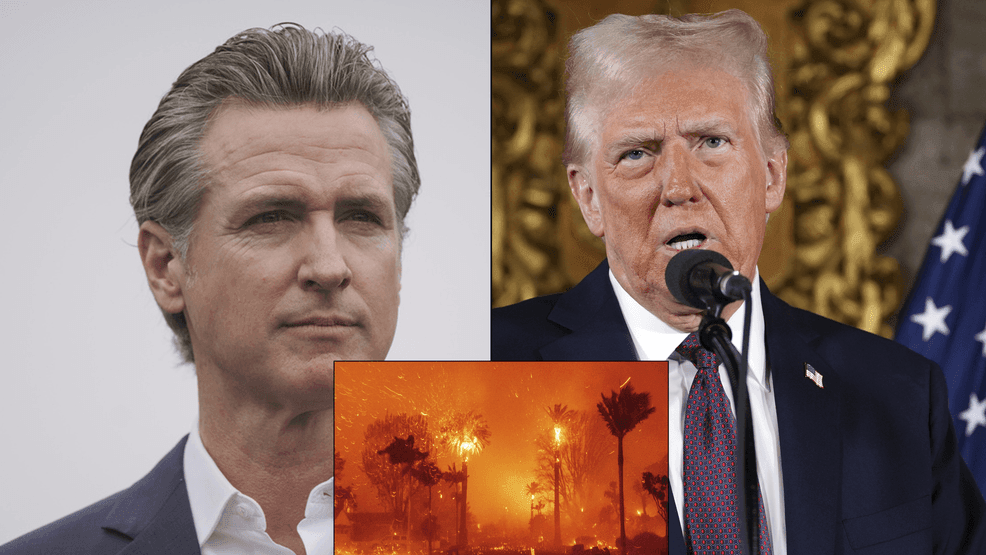 Trump Criticizes Governor Gavin Newsom Over Los Angeles Wildfire Management